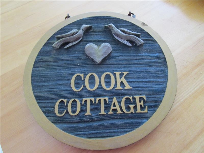 Cook Cottage Sign